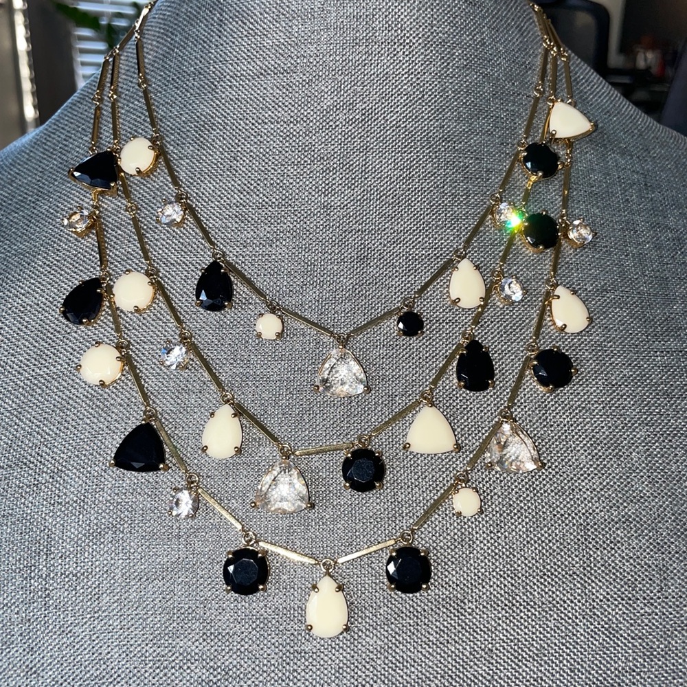 Kate Spade Neutral/Multi Twinkle Lights Strand Necklace